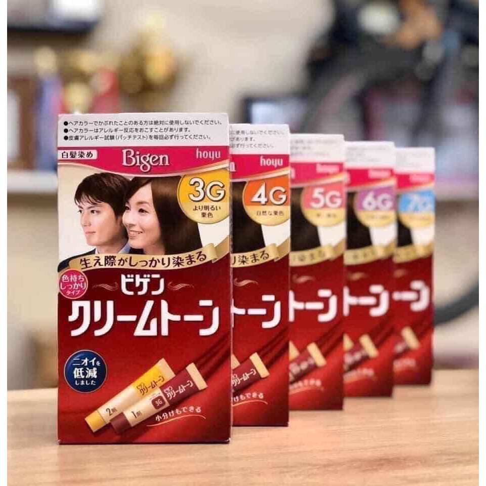 Thuốc nhuộm tóc Bigen phủ bạc cao cấp