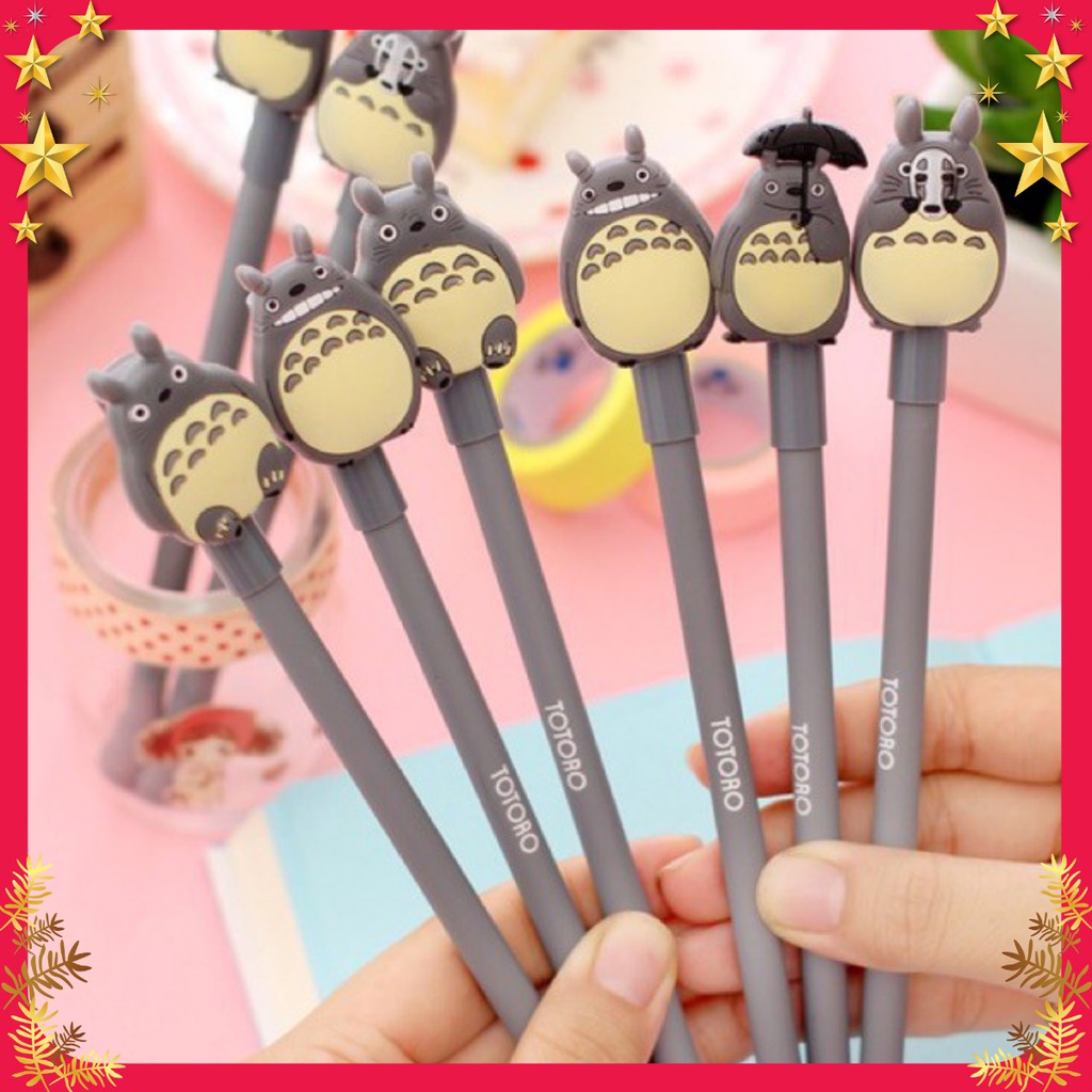 Bút bi nước Totoro màu xám trắng đẹp