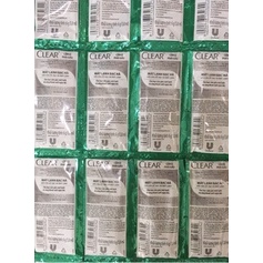 Dầu Gội Clear Sạch Gàu Mát Lạnh Bạc Hà 6g Dây 10 Gói
