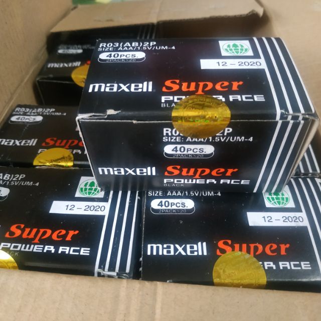 BỘ 4PIN AAA MAXELL CHÍNH HÃNG