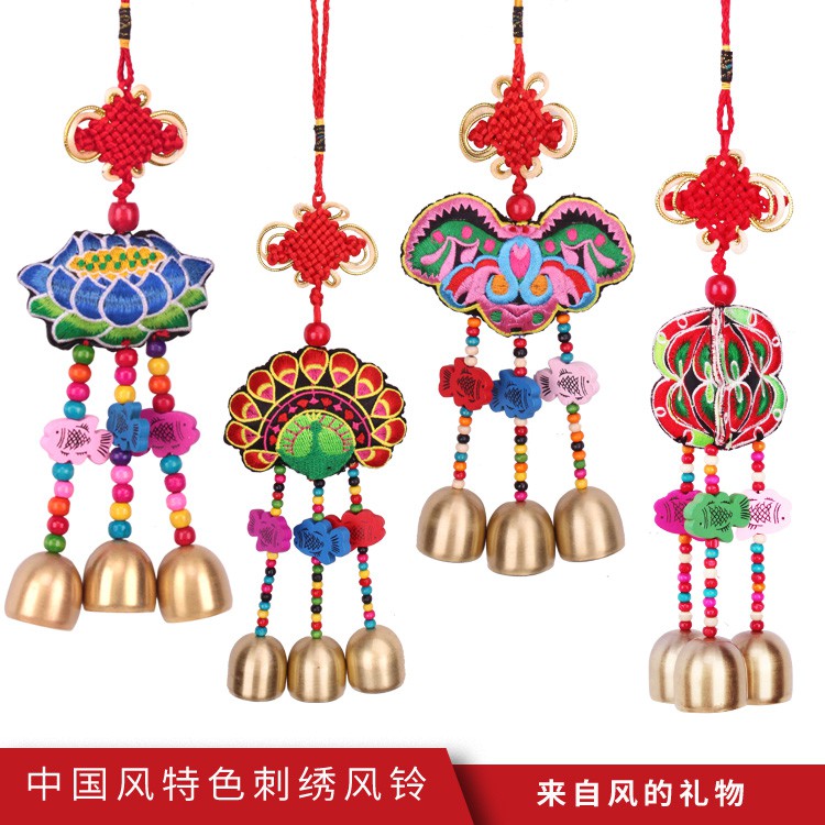 chuông gió phong cách trung hoa