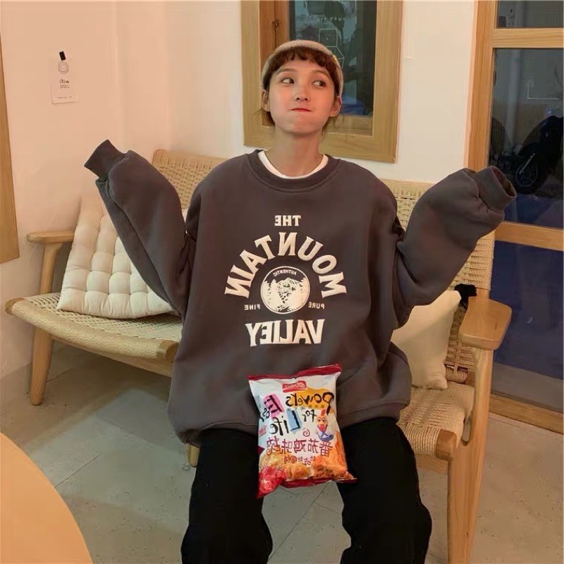 [Sẵn màu xanh, trắng] Áo hoodie chữ vòm nỉ chần bông dày dặn hàng Quảng Châu | BigBuy360 - bigbuy360.vn