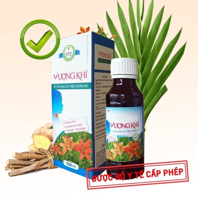 Cao Lỏng Vượng Khí - Giúp bổ phế, giảm ho, loãng đờm làm ấm hô hấp, giảm đau rát họng (Chai 100ml)