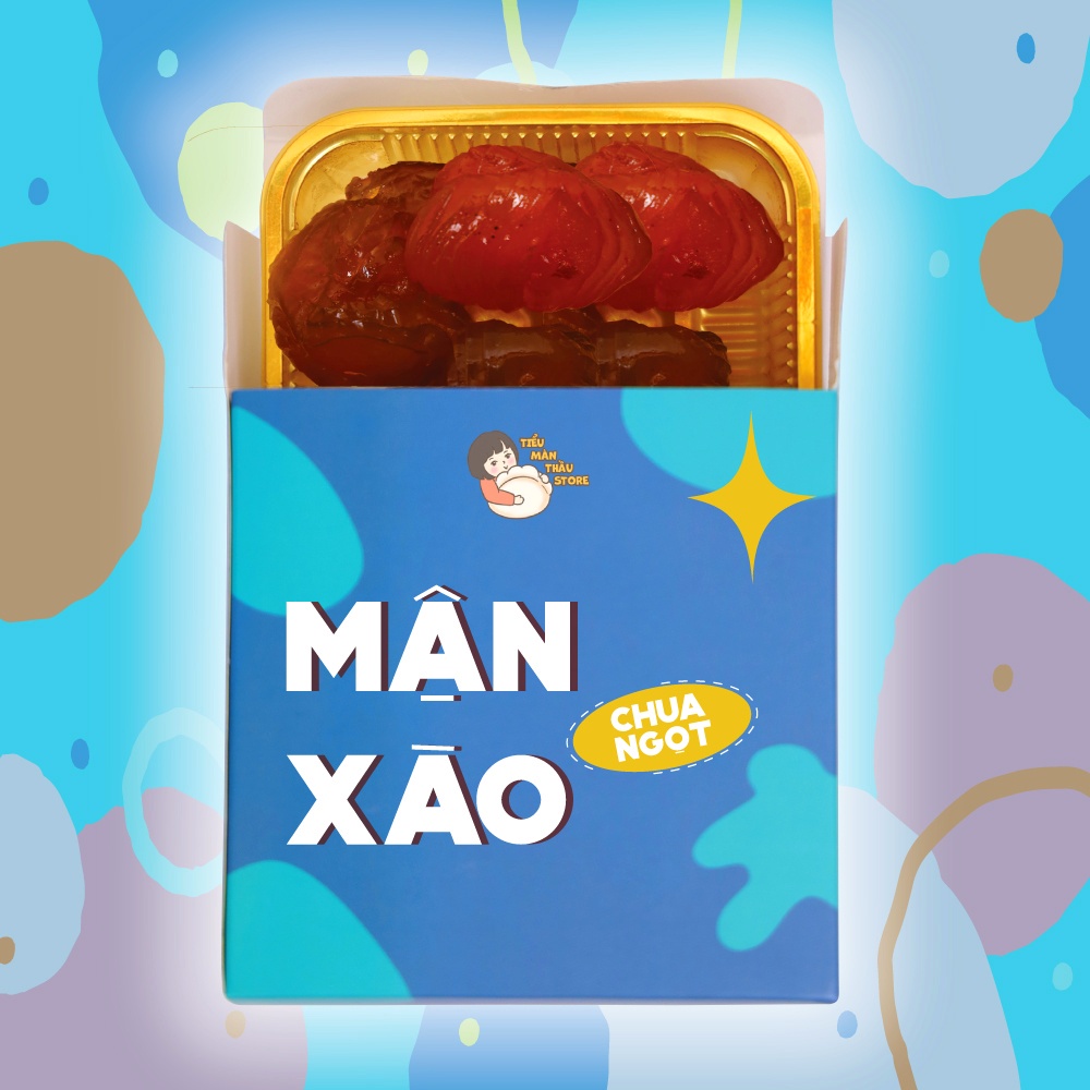 Combo 3 hộp ô mai mận xào chua ngọt, cóc cay ngũ vị, mận sấy dẻo - Tiểu Màn Thầu Store