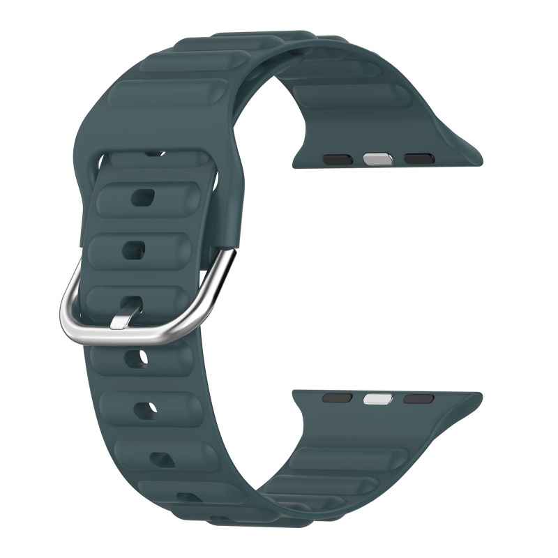 Dây Đeo Silicon Cho Đồng Hồ Thông Minh iWatch 1 / 2 / 3 / 4 / 5 / 6 / 7 / 8 / SE 38 / 40 / 41mm