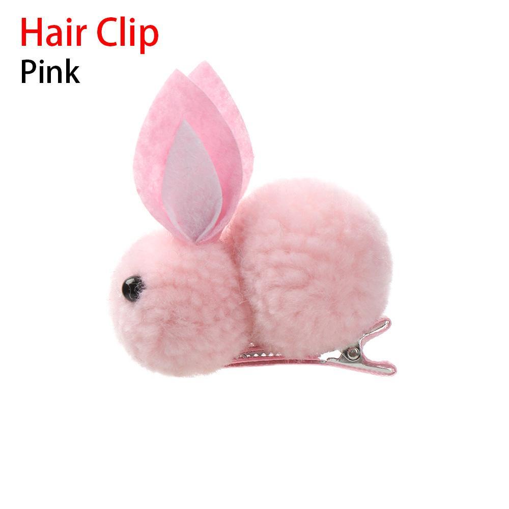 Dây Cột Tóc Co Giãn Đính Bóng Lông Dễ Thương Cho Bé