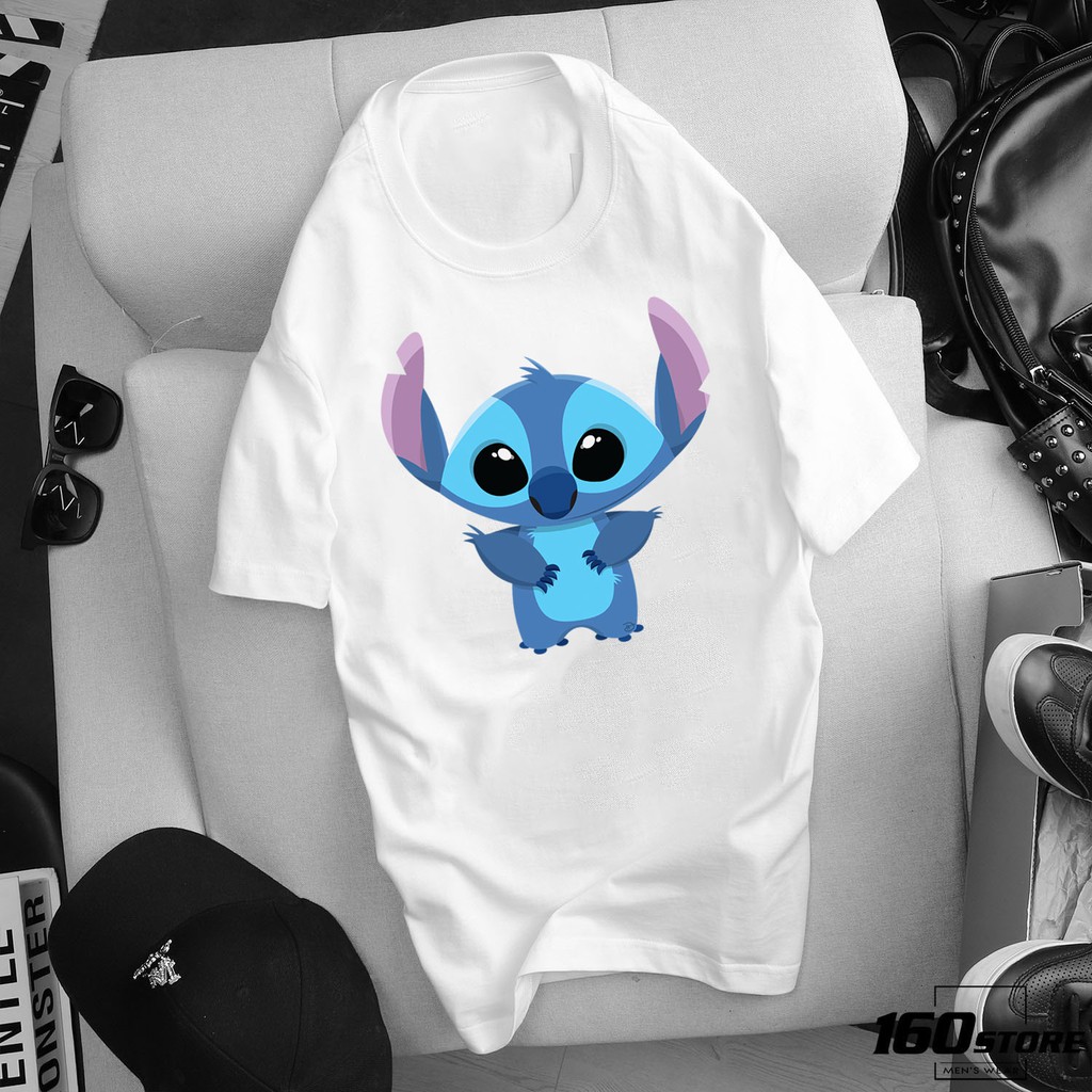 ÁO THUN NGẮN TAY UNISEX STITCH-LILO IN HÌNH DỄ THƯƠNG GIÁ RẺ CỰC SHOCK CÓ SIZE TRẺ EM - 18