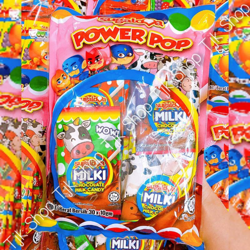 SET KẸO MÚT SỮA BÒ , POWERPOP, PEKO KẸO DẺO SQUID GAME