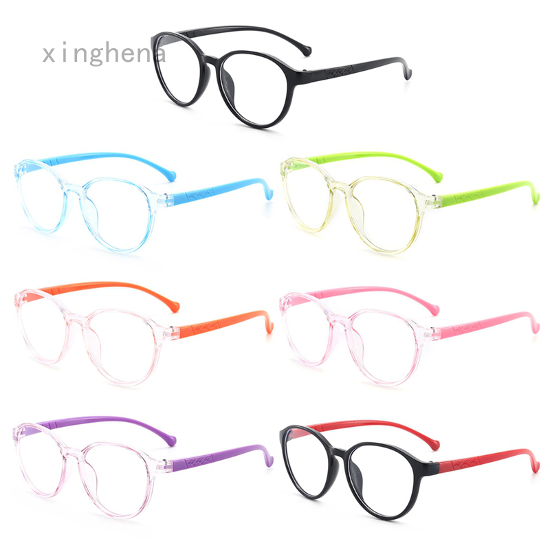 Mắt Kính Gọng Kim Loại Chống Ánh Sáng Xanh Thời Trang Cho Bé