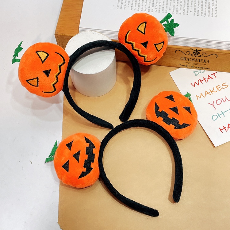 Ag Băng Đô Cài Tóc Hình Quái Vật Bí Ngô Vui Nhộn Cho Lễ Halloween