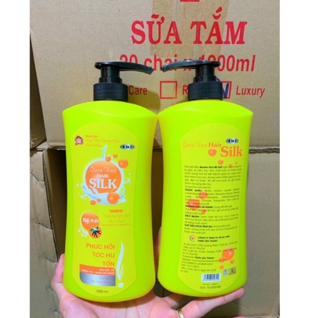 Dầu gội bồ kết hoa bưởi Hair Silk cty 1000ml