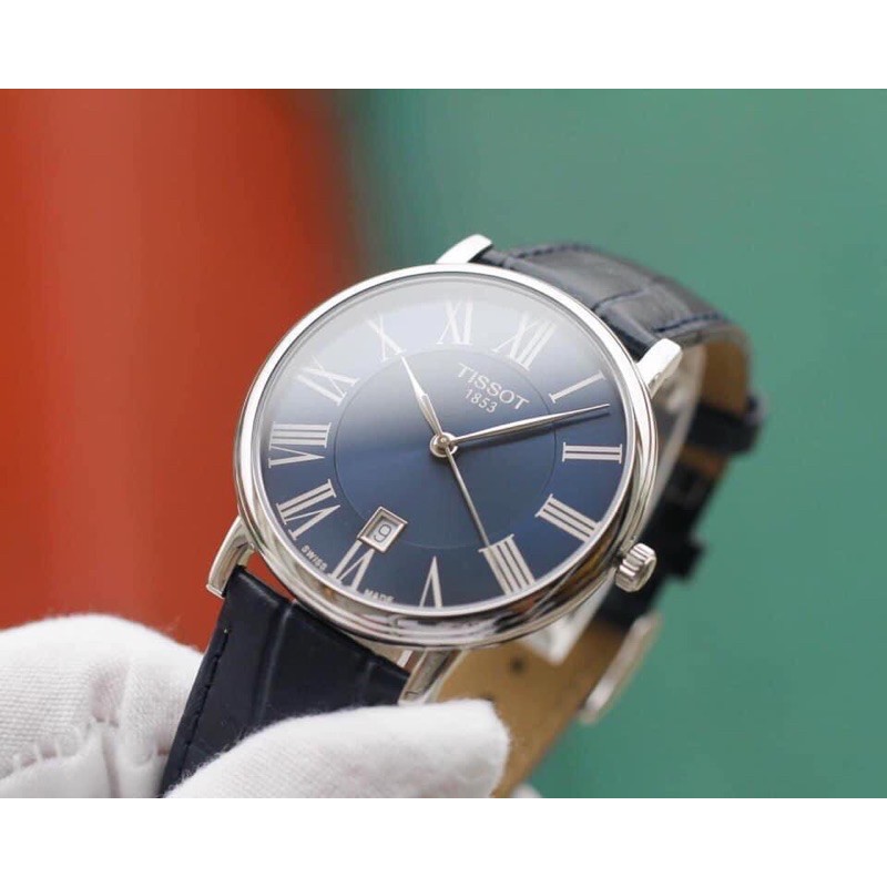 Đồng hồ nam Tis.sot Carson Premium Quartz Blue Dial T122.410.16.043.00 (T1224101604300) dành cho NAM .