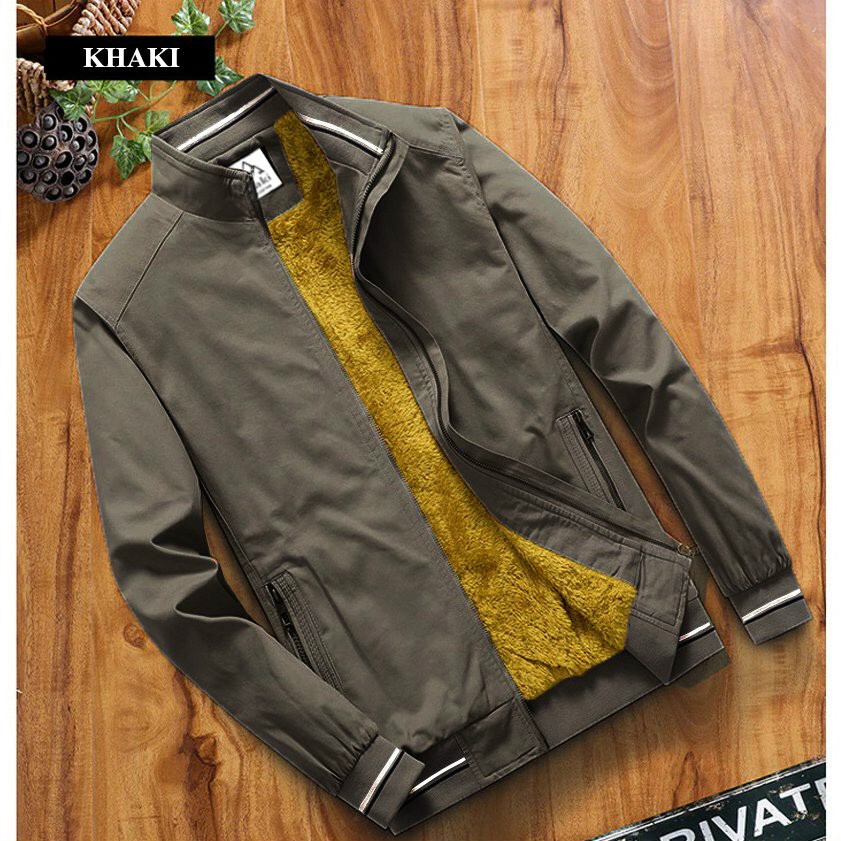 ÁO KHOÁC KAKI LÓT LÔNG MẪU MỚI