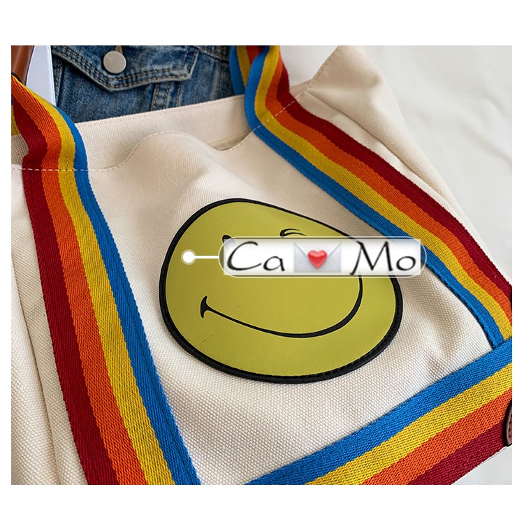 Túi xách mặt cười quai dài