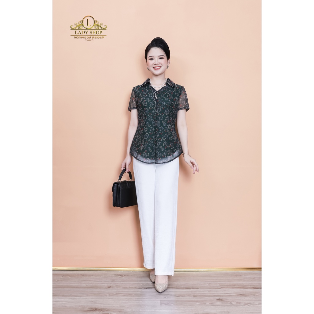 Áo Thun Lưới Trung Niên Ladyshop thời trang nữ cao cấp TK815