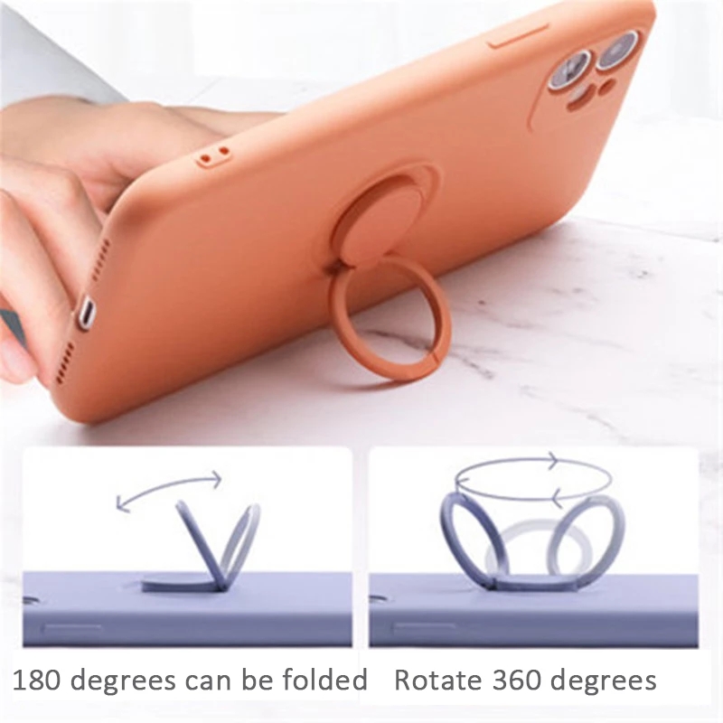 Ốp Lưng Mềm Có Nhẫn Đeo Ngón Tay Cho Iphone 12 11 Pro Max Mini Xr X Xs Max 7 8 Plus Se 2020 | BigBuy360 - bigbuy360.vn