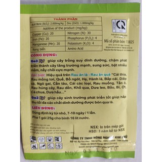 Phân bón lá Ga3 Vọt - Gói 25g