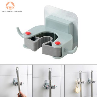COMBO 3 MÓC KẸP DÁN TƯỜNG TREO ĐỒ DÙNG CHỔI CÂY LAU SÀN ĐA NĂNG