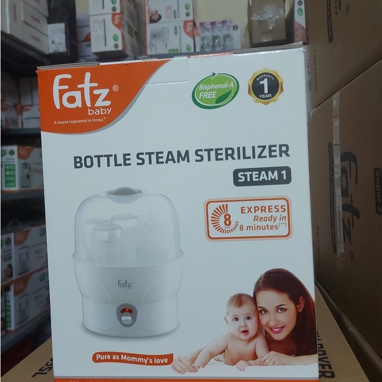 Máy tiệt trùng 6 bình Fatzbaby Steam 1 FB4019SL Siêu tốc