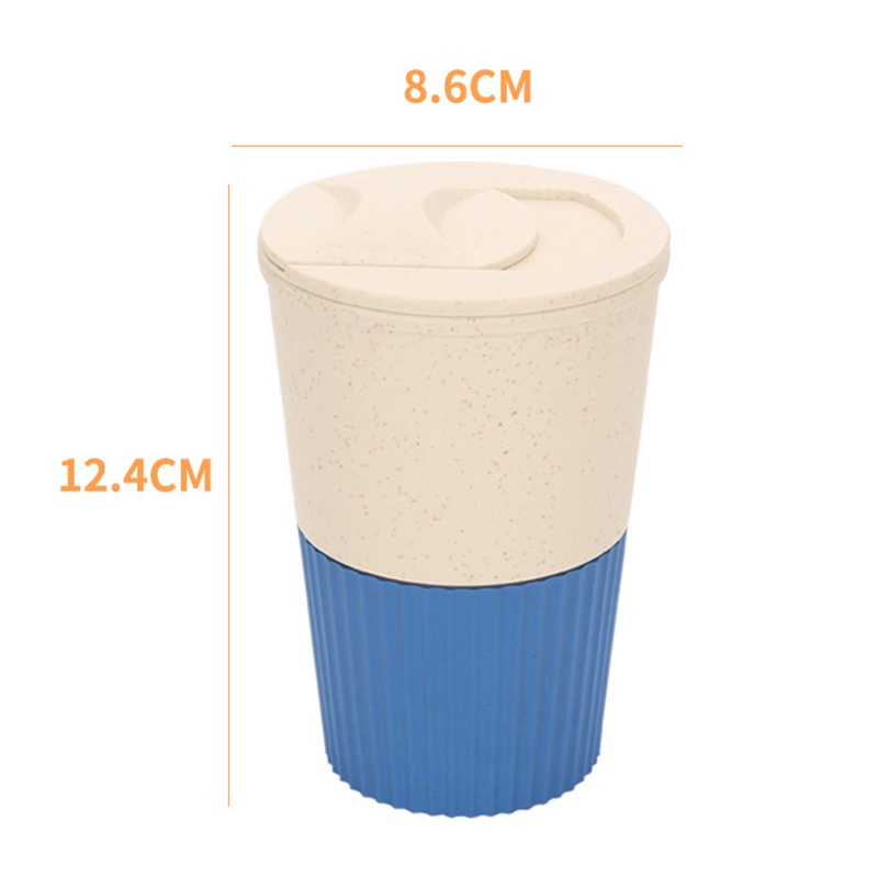 Cốc Uống Nước 380ml Bằng Chất Liệu Lúa Mạch Chất Lượng Cao