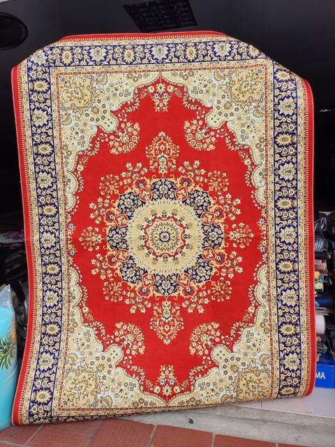 Thảm trải sàn bali mẫu hoàng gia nhí đỏ 1m6x2m3