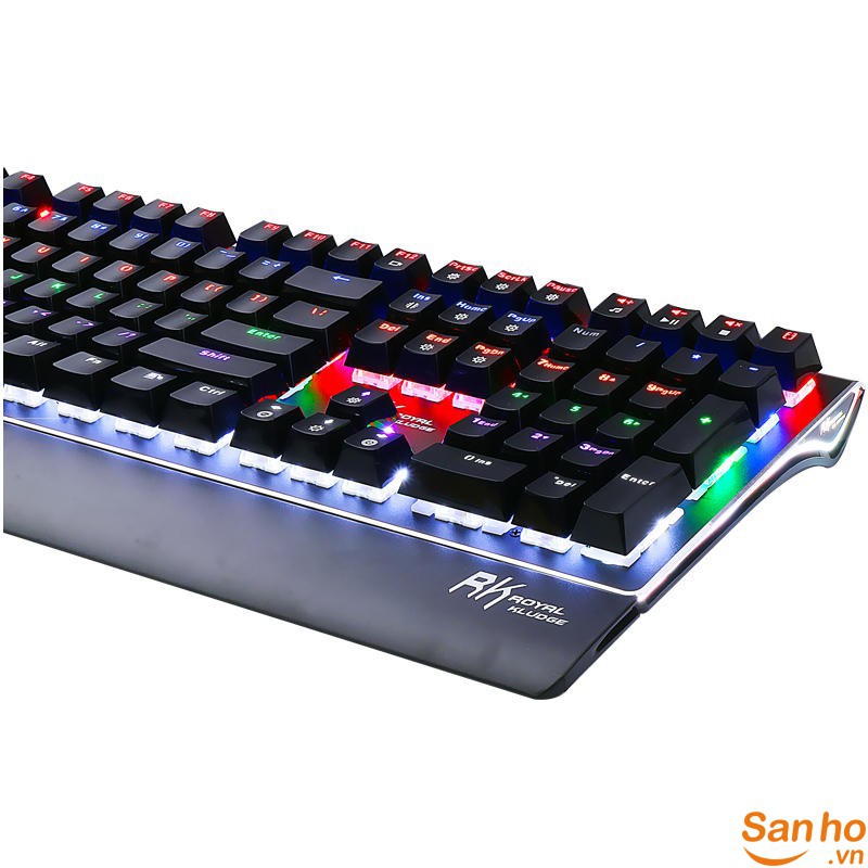 (CÓ SẴN) Bàn phím cơ Royal Kludge S108 - RK S108 - LED RGB - Tặng kèm kê tay