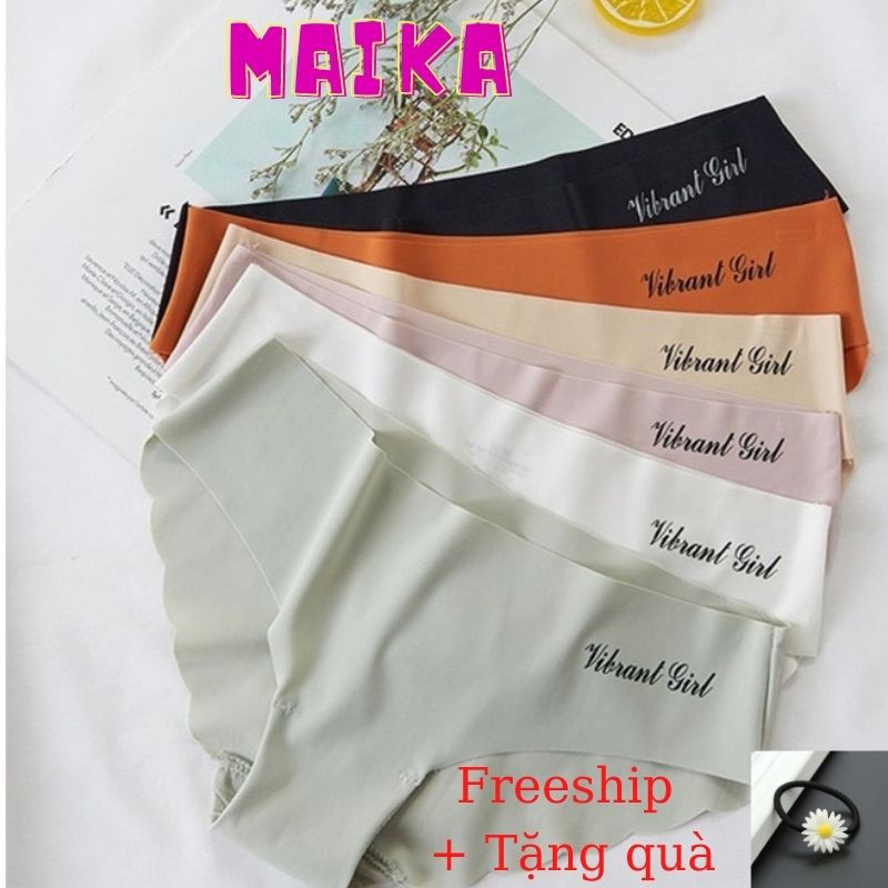 Quần lót nữ đẹp FREESHIPQuần Lót Nữ Đúc Su Thun Lạnh-Không Đường May bỏ sỉ Đồ lót