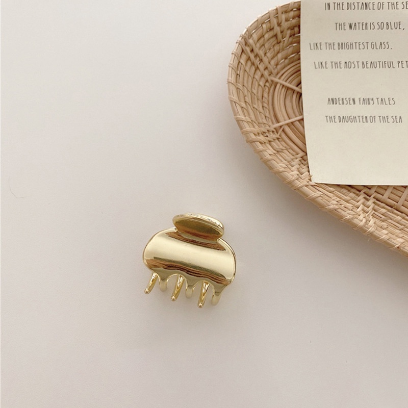 Kẹp Tóc Kim Loại Màu Vàng/Bạc Thời Trang Mới Nhất Cho Nữ