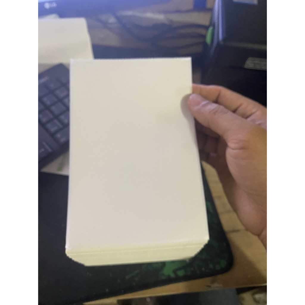 Giấy Nhãn Dán Decal Media A6 100 Tờ In Tem Vận Chuyển In Phiếu Gửi Hàng Dùng Cho Máy In Laser văn phòng