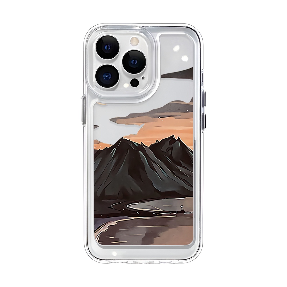 Ốp Điện Thoại Mềm Hình Hoàng Hôn Cho iphone 14 Pro Max 14 Plus 13 11 12 7Plus X XR XS Max 8 7 se2020