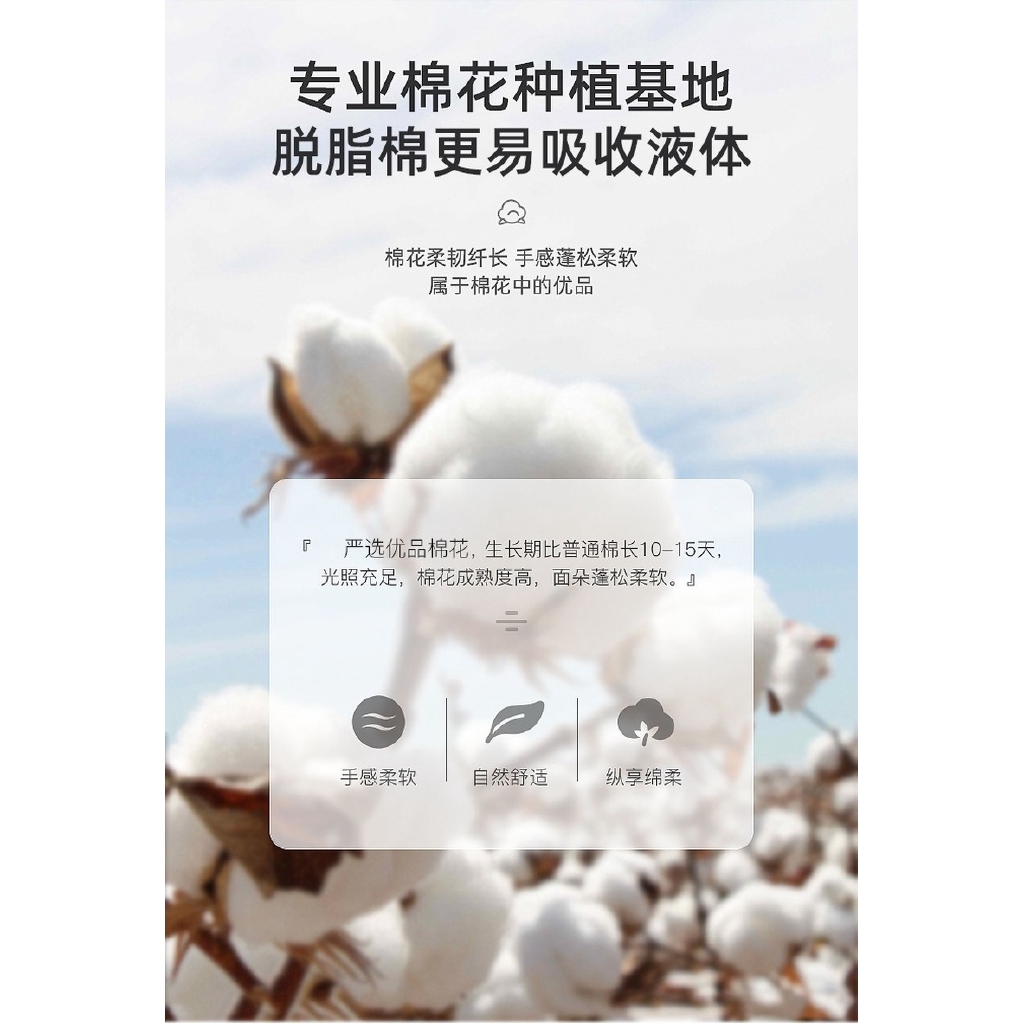 Bộ 100 Tăm Bông Cotton Hai Đầu Sử Dụng Một Lần Tiện Lợi
