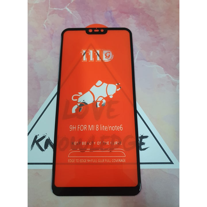 KínH cường lực Full màn hình 111D Xiaomi Mi 8 Lite - PKCTB