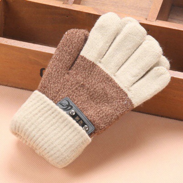 🧤Găng tay trẻ em:bé 3-6t,găng tay 1 lớp len dày,ấm(GTTQE,5.B1.E5)