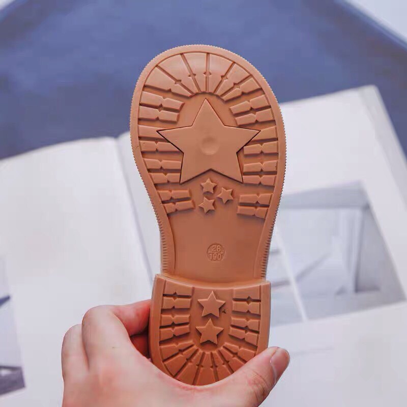 Giày bốt cao cổ bé - Bốt GD  khóa kéo sau sành điệu phong cách Hàn Quốc cho bé size 26-36  PL2021- 515