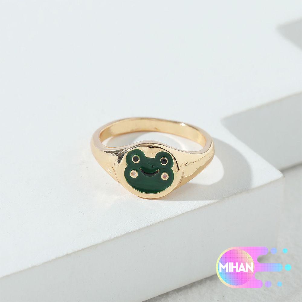 Nhẫn thời trang hình ếch hoạt hình MIHAN1