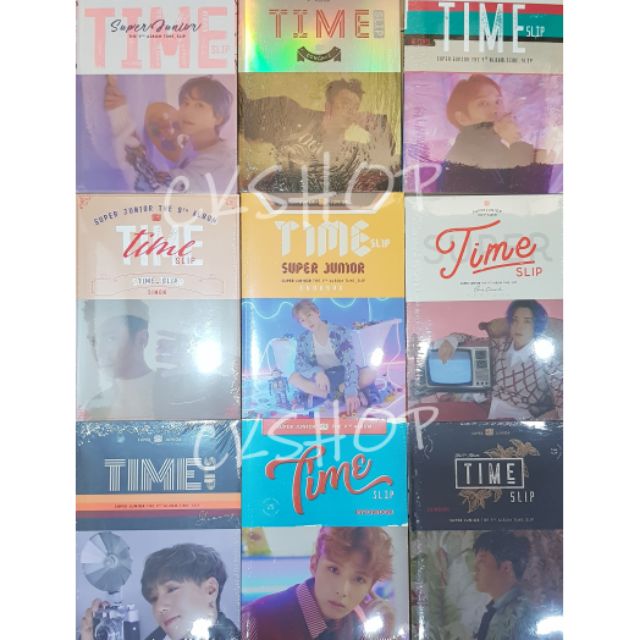 Bộ ảnh Super Junior - Timeless, Timeslip có sẵn