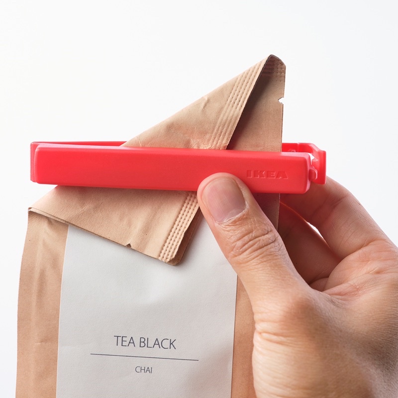 KẸP MIỆNG TÚI THỰC PHẨM IKEA BEVARA (SET 10 CÁI DÀI) - TW MALL