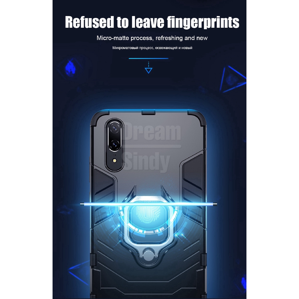 Ốp điện thoại TPU + PC có giá đỡ nam châm cho Huawei P30 Lite Mate 20 Lite P30 Pro