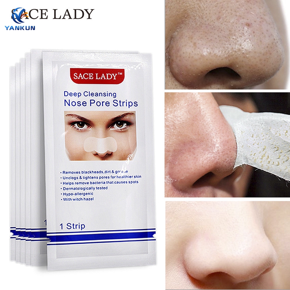 Set 5 Miếng Dán Mũi Lột Mụn Đầu Đen Sace Lady