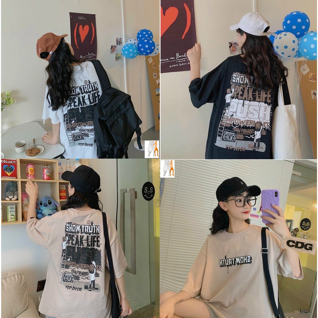 Áo thun HONEST YOU nam nữ form rộng tay lỡ - Trùm Chuyên Sỉ Thời Trang