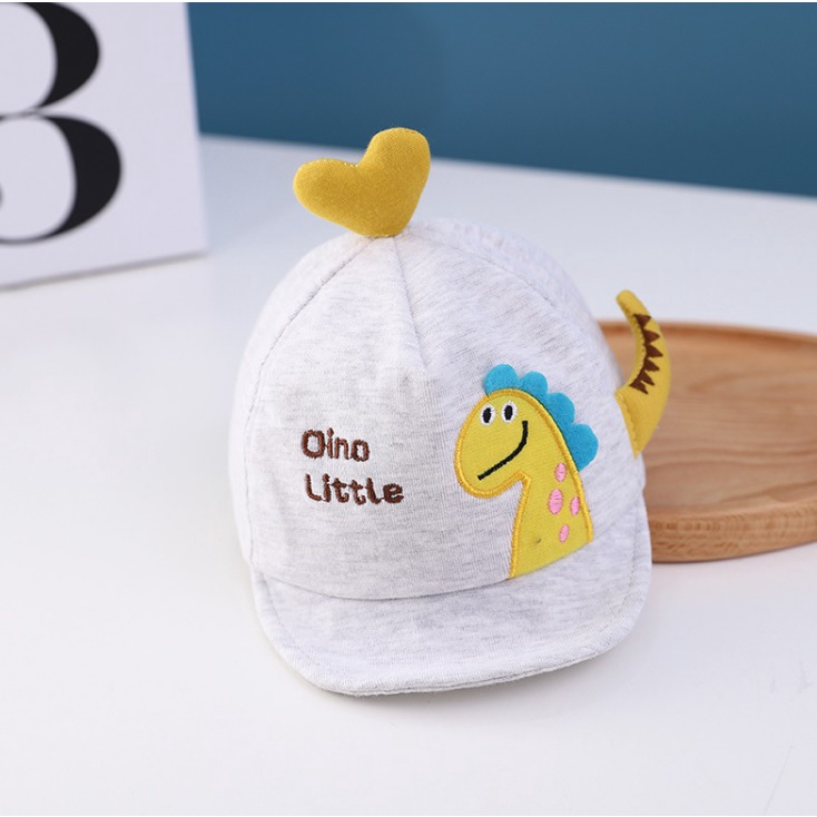Mũ Lưỡi Trai Khủng Long Trái Tim Đáng Yêu Cho Bé