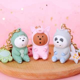 Móc khóa gấu WE BARE BEARS