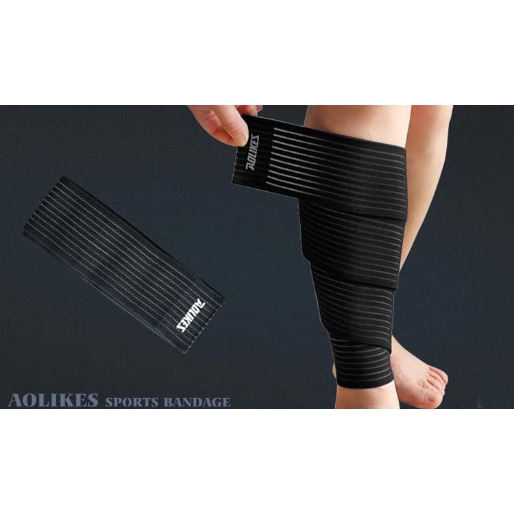 Đai cuốn ĐẦU GỐI 90cm, ĐÙI, BẮP CHÂN hỗ trợ chuyên gym ĐỒ SỈ ĐỒ GYM - Aolikes AL 1566