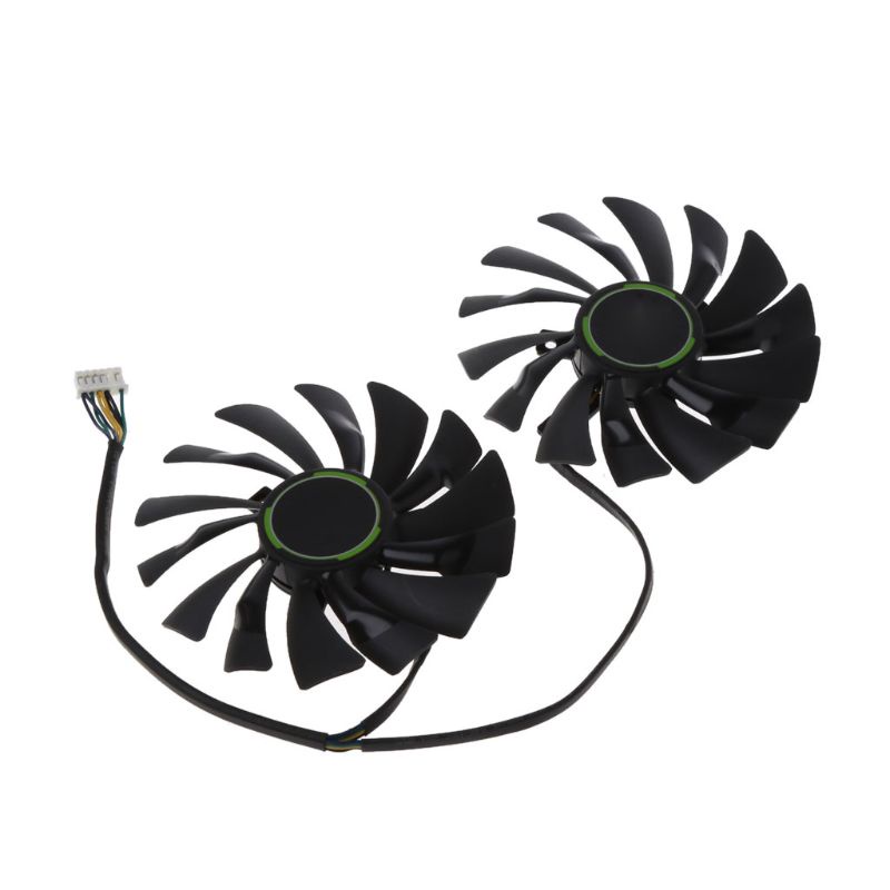 Set 2 Quạt Tản Nhiệt 95MM PLD10010S12HH 6Pin Thay Thế Cho Thẻ Đồ Họa MSI GTX970 GeForce GTX 970