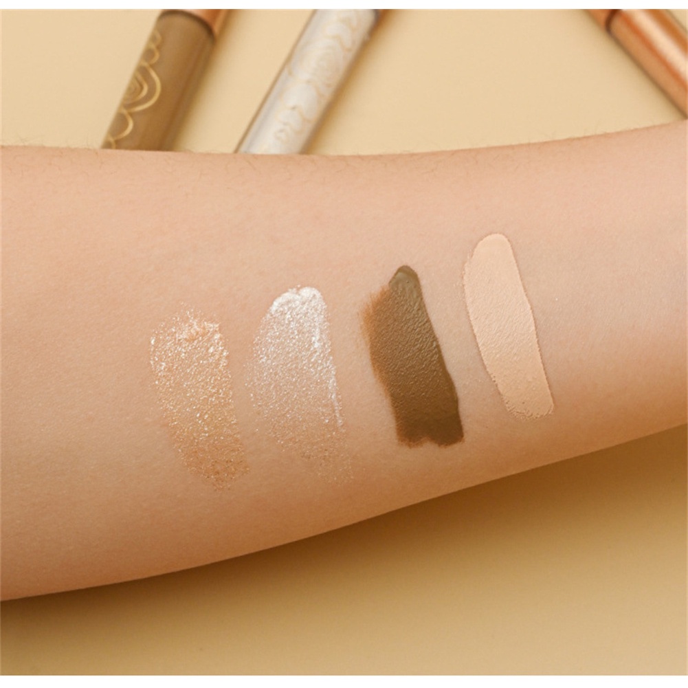 Kem che khuyết điểm Bobeini Diamond Super Highlighter Blusher Liquid Eye Shadow Pencil Phấn mắt lấp lánh không thấm nước lâu trôi Phấn mắt lung linh Bảng trang điểm mắt okase