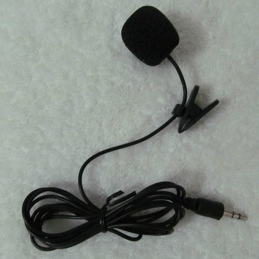 Mobile Phone Audio Recording Clip-on Type Mini Microphone Interview 3.5mm Collar Lapel Mic, 1pc