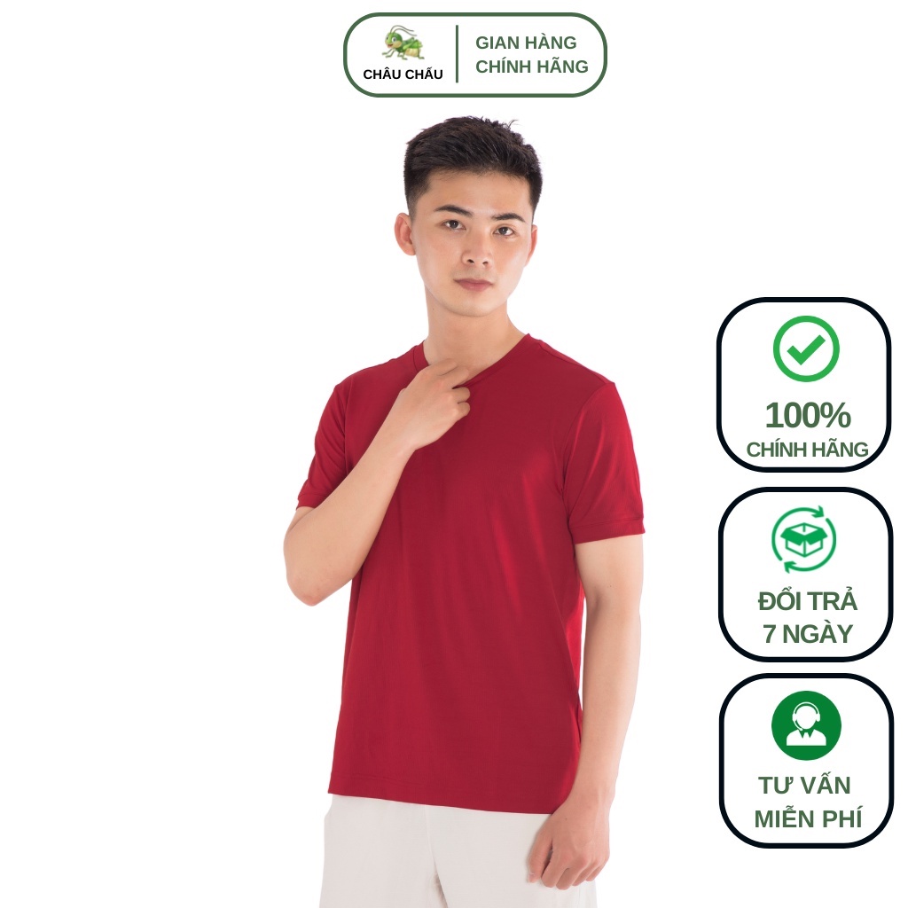 Áo Thun Nam Co Dãn Tay Ngắn Cổ Tròn Đơn Giản, Chất Liệu Pe-cool Chống Tia UV, Thoáng Khí Thấm Hút Mồ Hôi AG308