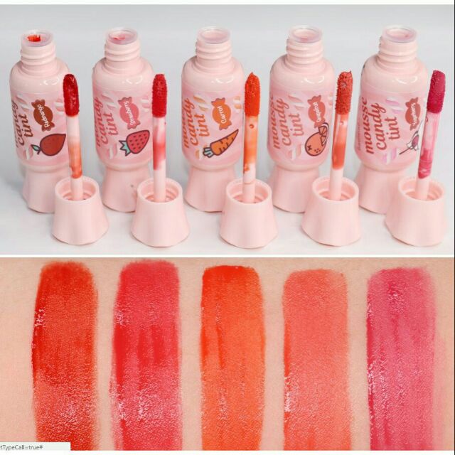 Son The Saem Mousse Candy Tint (sẵn 2.3.4.6.7)