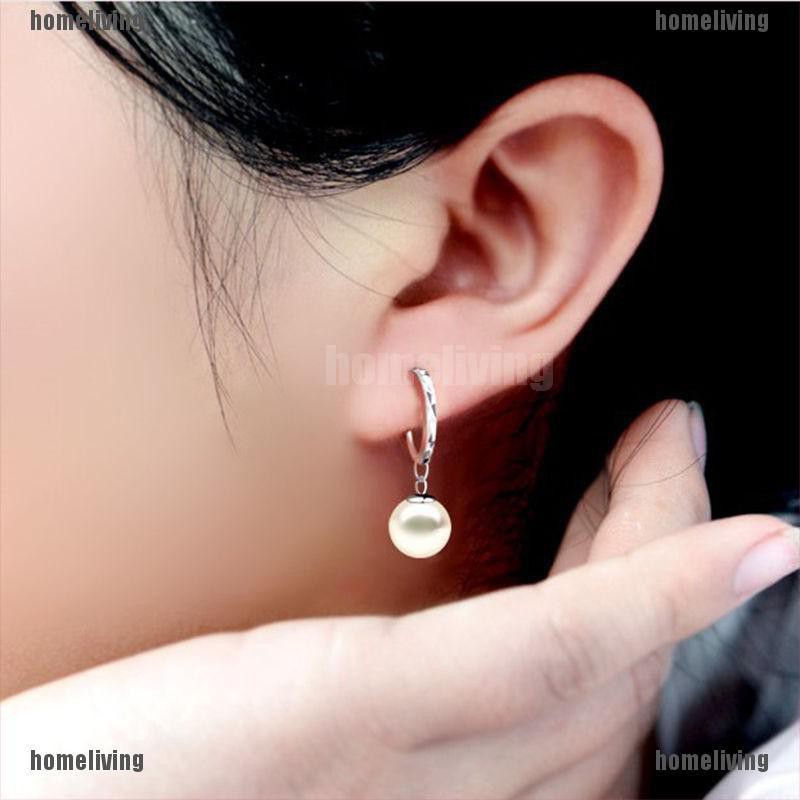 [homeliving] Bông Tai Nụ Mạ Bạc Nước Ngọt Tươi Mát