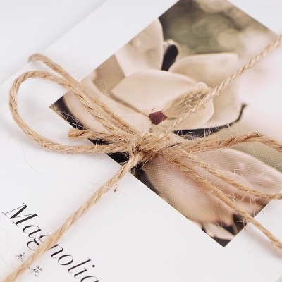 Dây thừng decor trang trí handmade dài 40m chất liệu dây gai hoa khô treo ảnh làm thiệp vòng đeo tay gói hoa gói quà